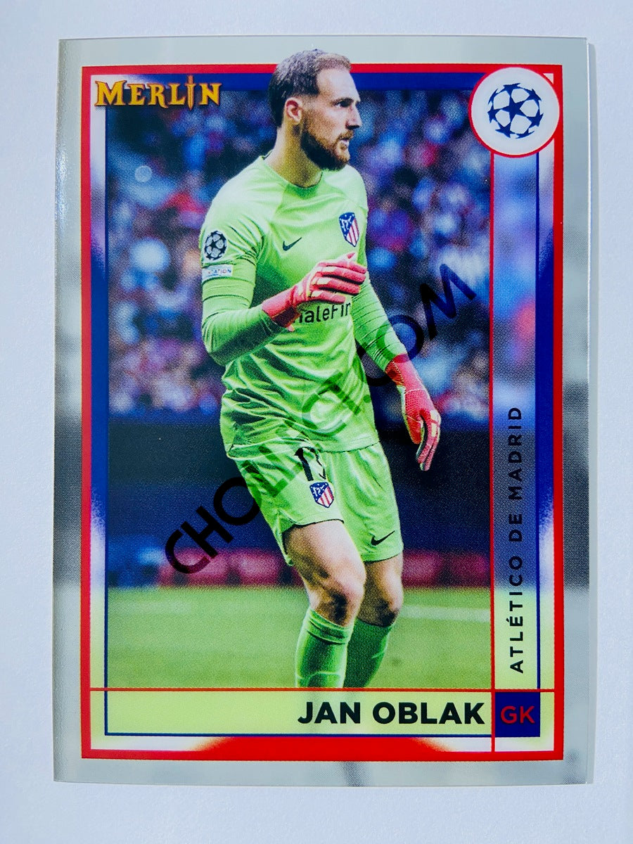 Jan Oblak - Atlético de Madrid 2022-23 Topps Merlin Chrome UEFA Club Competitions #28