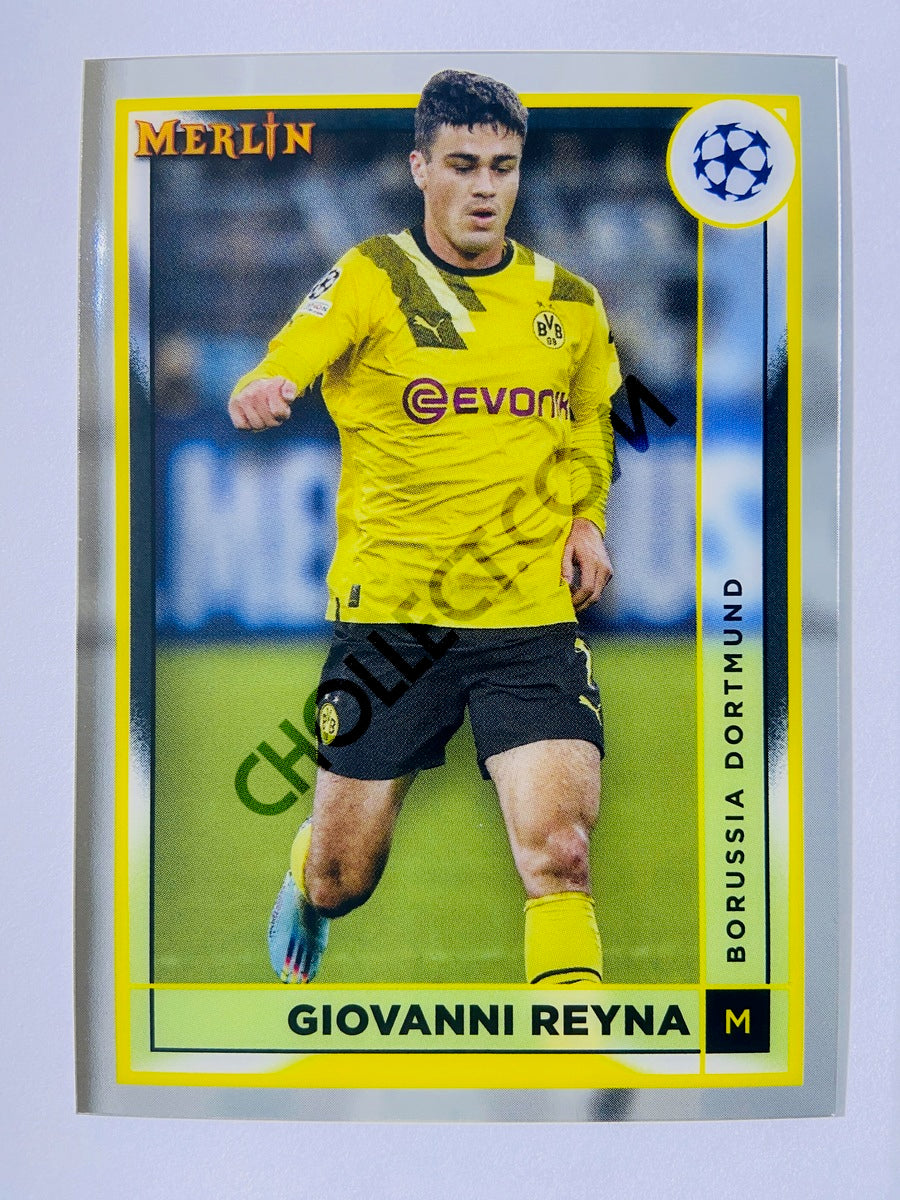 Giovanni Reyna - Borussia Dortmund 2022-23 Topps Merlin Chrome UEFA Club Competitions #30
