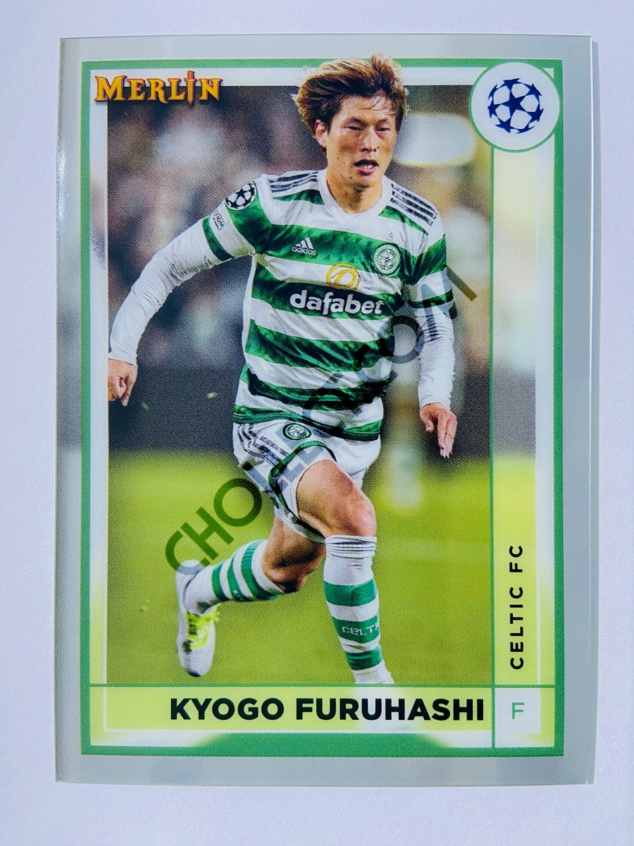 Kyogo Furuhashi - Celtic FC 2022-23 Topps Merlin Chrome UEFA Club Competitions #35
