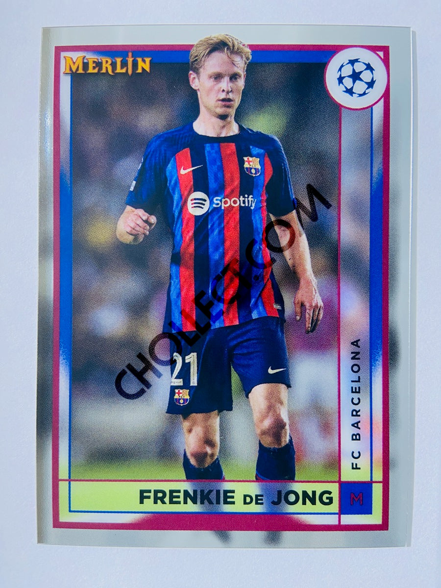 Frenkie de Jong - FC Barcelona 2022-23 Topps Merlin Chrome UEFA Club Competitions #49