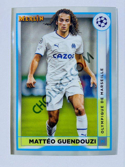 Mattéo Guendouzi - Olympique de Marseille 2022-23 Topps Merlin Chrome UEFA Club Competitions #77