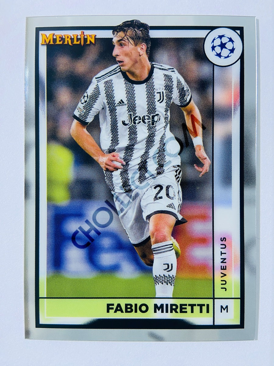 Fabio Miretti - Juventus 2022-23 Topps Merlin Chrome UEFA Club Competitions #78