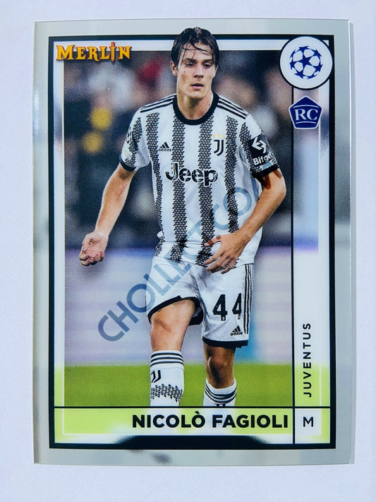 Nicolò Fagioli - Juventus 2022-23 Topps Merlin Chrome UEFA Club Competitions RC Rookie #79