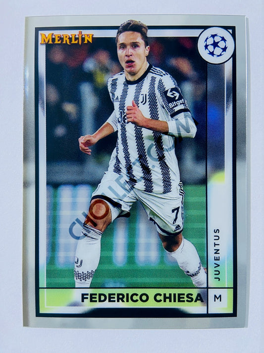 Federico Chiesa - Juventus 2022-23 Topps Merlin Chrome UEFA Club Competitions #81