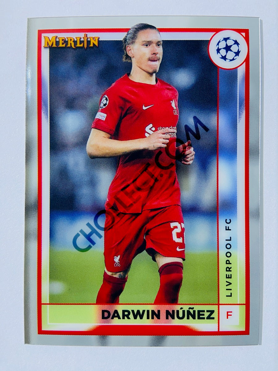 Darwin Núñez - Liverpool FC 2022-23 Topps Merlin Chrome UEFA Club Competitions #86