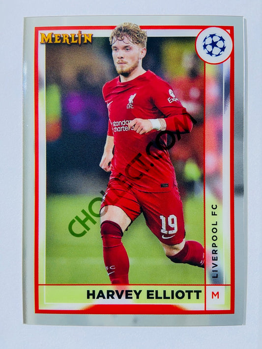 Harvey Elliott - Liverpool FC 2022-23 Topps Merlin Chrome UEFA Club Competitions #87