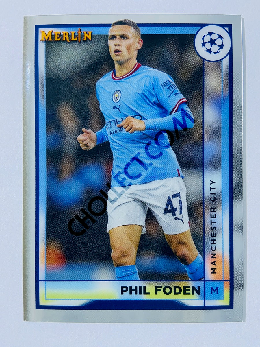 Phil Foden - Manchester City 2022-23 Topps Merlin Chrome UEFA Club Competitions #93