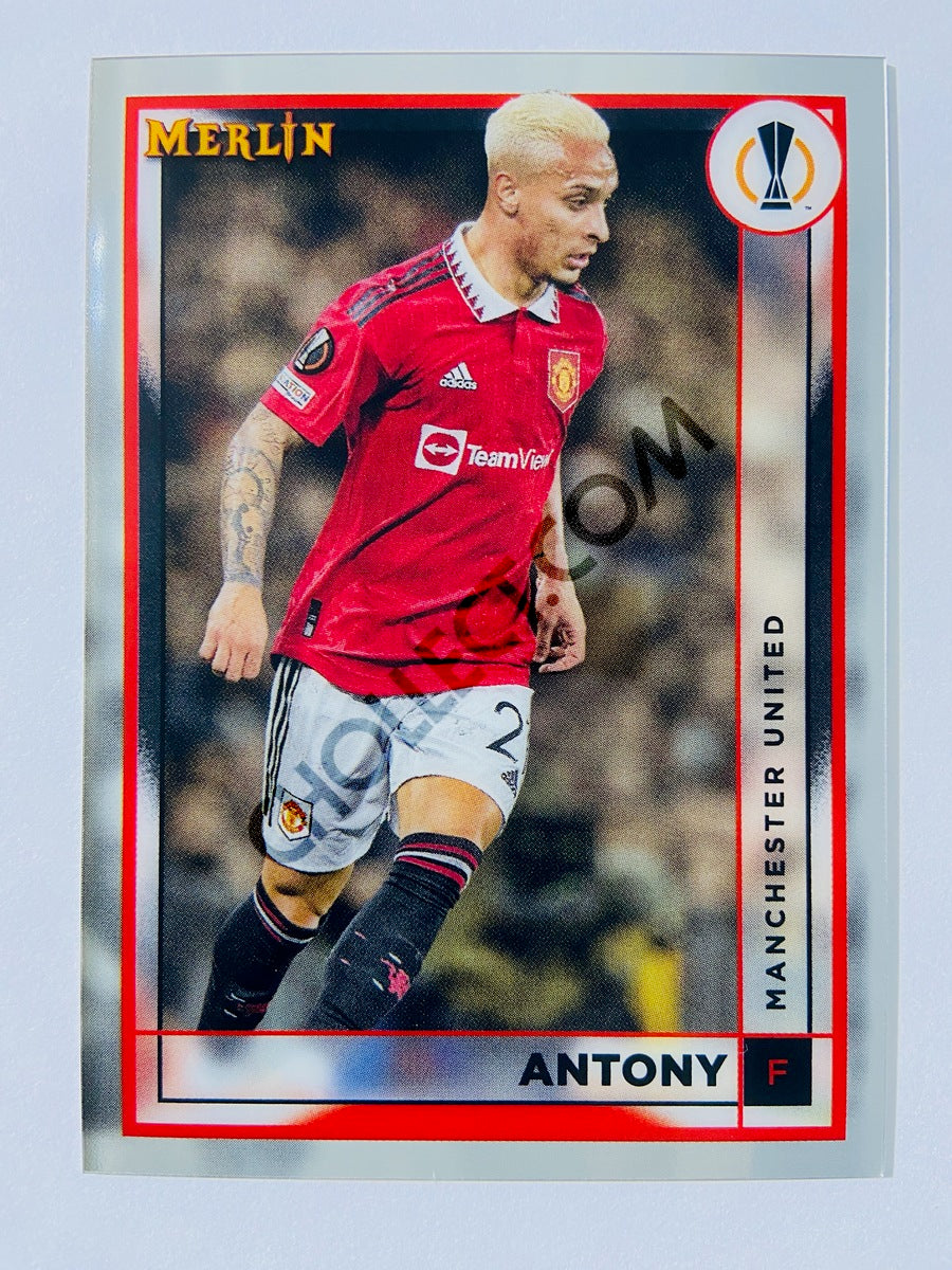 Antony - Manchester United 2022-23 Topps Merlin Chrome UEFA Club Competitions #102