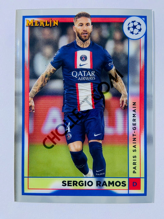 Sergio Ramos - Paris Saint-Germain 2022-23 Topps Merlin Chrome UEFA Club Competitions #106