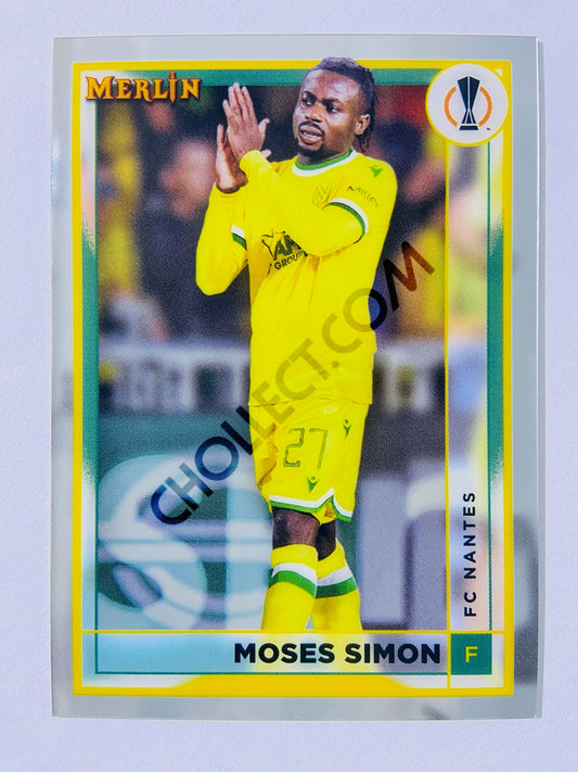 Moses Simon - FC Nantes 2022-23 Topps Merlin Chrome UEFA Club Competitions #112