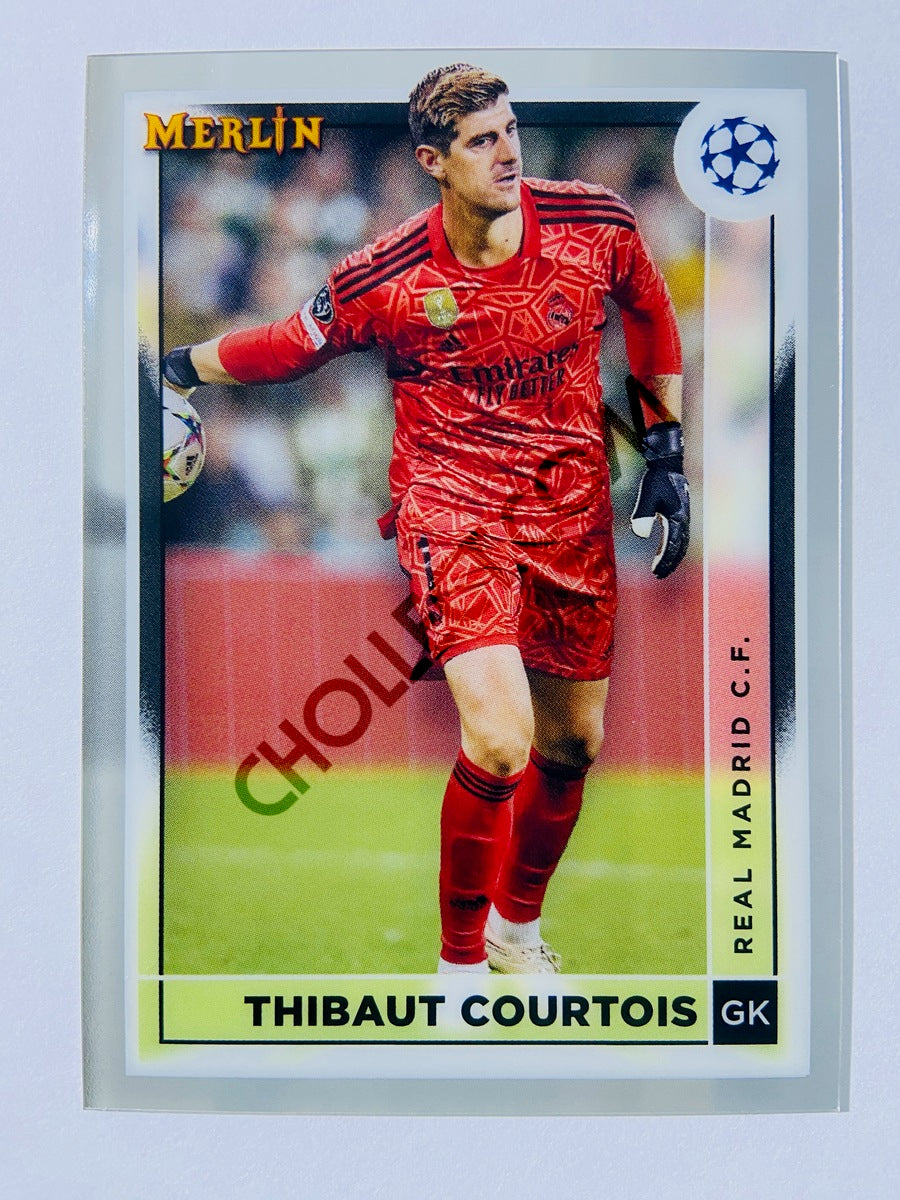 Thibaut Courtois - Real Madrid C.F. 2022-23 Topps Merlin Chrome UEFA Club Competitions #117