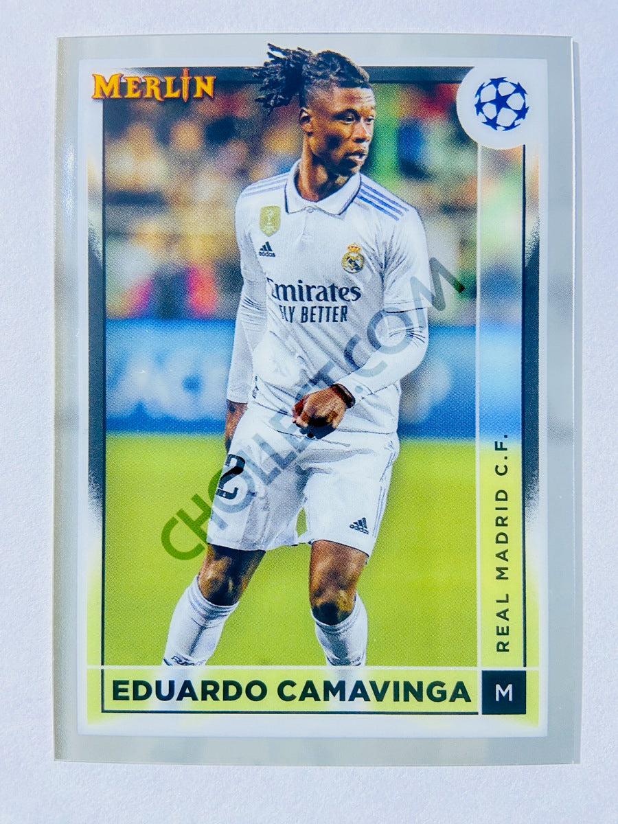 Eduardo Camavinga - Real Madrid C.F. 2022-23 Topps Merlin Chrome UEFA Club Competitions #121