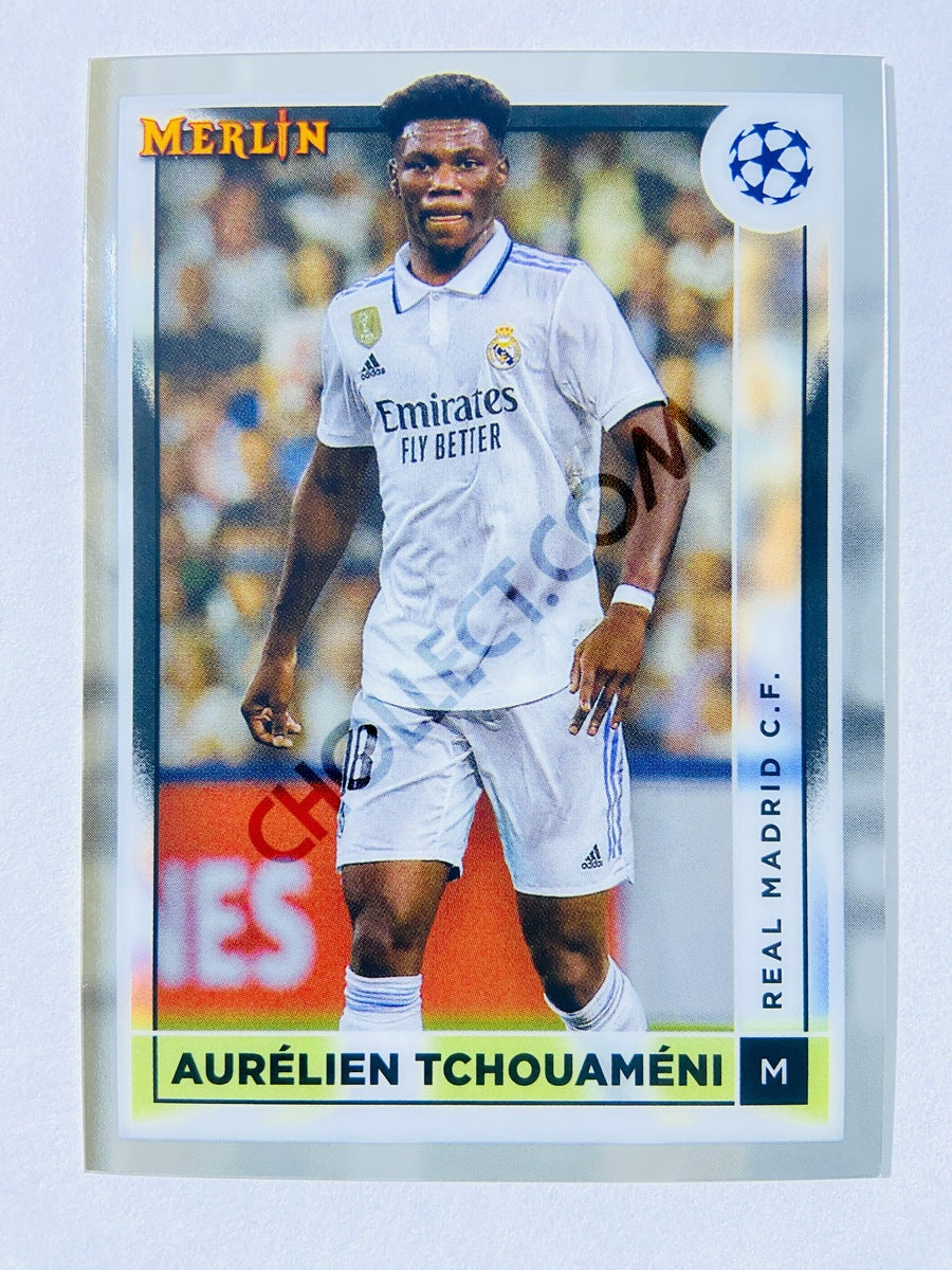 Aurelien Tchouameni - Real Madrid C.F. 2022-23 Topps Merlin Chrome UEFA Club Competitions #122