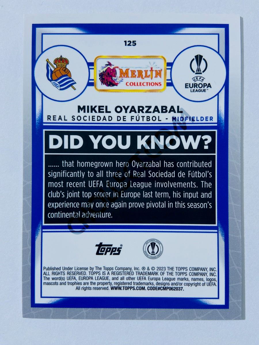 Mikel Oyarzabal - Real Sociedad de Fútbol 2022-23 Topps Merlin Chrome UEFA Club Competitions #125