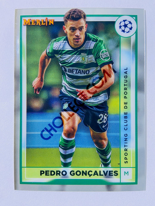 Pedro Gonçalves - Sporting Clube de Portugal 2022-23 Topps Merlin Chrome UEFA Club Competitions #127