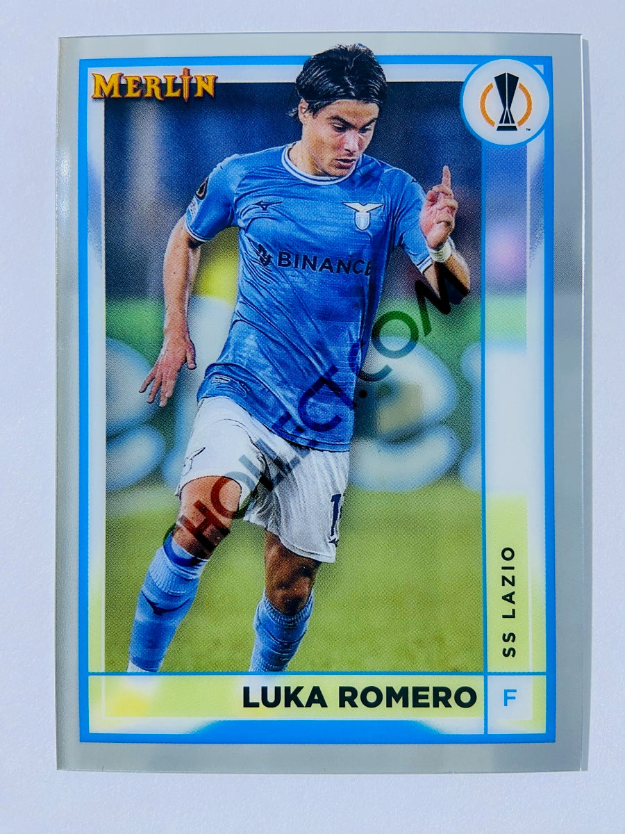 Luka Romero - SS Lazio 2022-23 Topps Merlin Chrome UEFA Club Competitions #130