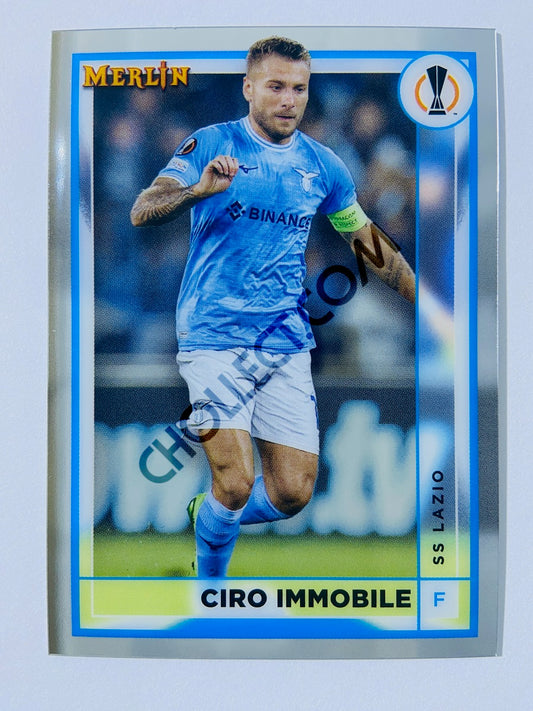 Ciro Immobile - SS Lazio 2022-23 Topps Merlin Chrome UEFA Club Competitions #131