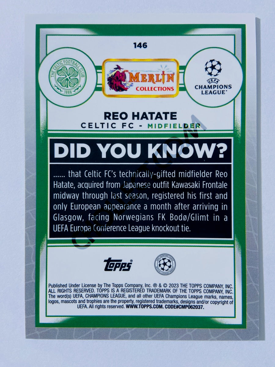 Reo Hatate - Celtic FC 2022-23 Topps Merlin Chrome UEFA Club Competitions #146