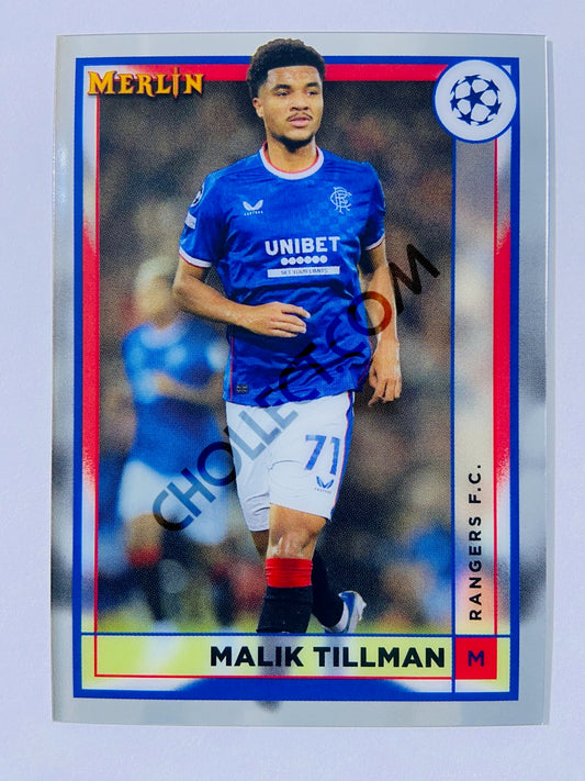 Malik Tillman - Rangers F.C. 2022-23 Topps Merlin Chrome UEFA Club Competitions #150