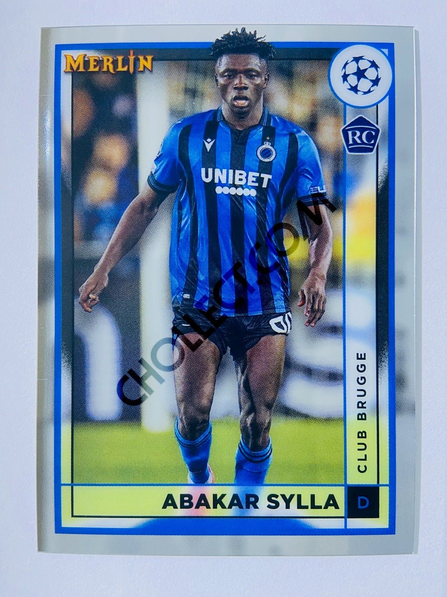 Abakar Sylla - Club Brugge 2022-23 Topps Merlin Chrome UEFA Club Competitions RC Rookie #46