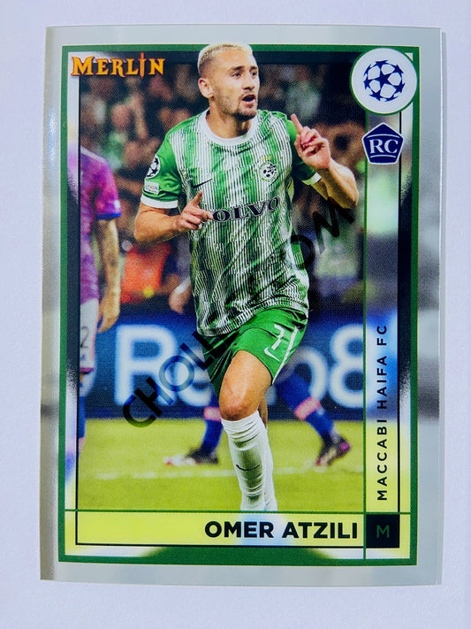 Omer Atzili - Maccabi Haifa FC 2022-23 Topps Merlin Chrome UEFA Club Competitions RC Rookie #72