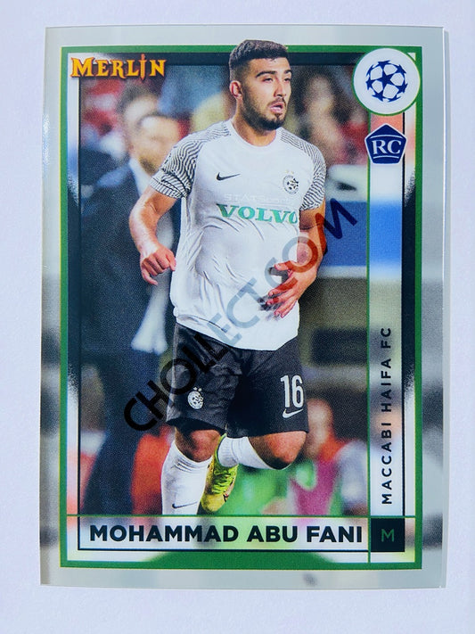 Mohammad Abu Fani - Maccabi Haifa FC 2022-23 Topps Merlin Chrome UEFA Club Competitions RC Rookie #74