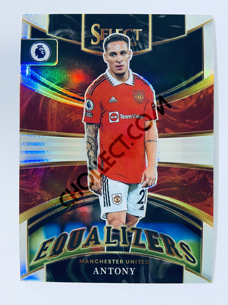 Antony - Manchester United 2022-23 Panini Select Premier League Equalizers Insert #4