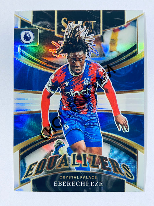 Eberechi Eze - Crystal Palace 2022-23 Panini Select Premier League Equalizers Silver Prizm Insert #9