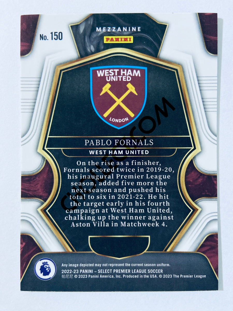 Pablo Fornals - West Ham United 2022-23 Panini Select Premier League Mezzanine #150