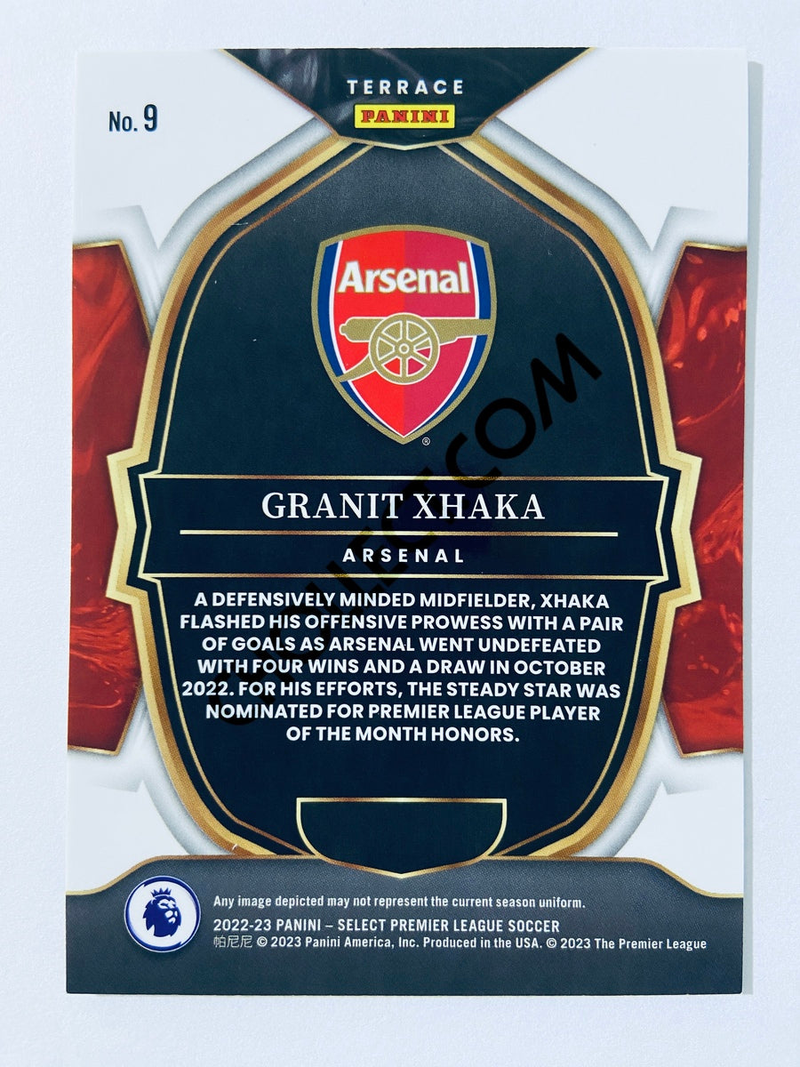 Granit Xhaka - Arsenal 2022-23 Panini Select Premier League Terrace #9