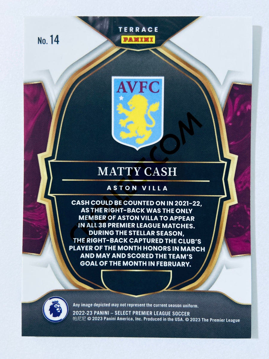 Matty Cash - Aston Villa 2022-23 Panini Select Premier League Terrace #14