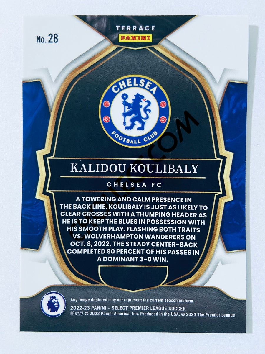 Kalidou Koulibaly - Chelsea FC 2022-23 Panini Select Premier League Terrace #28