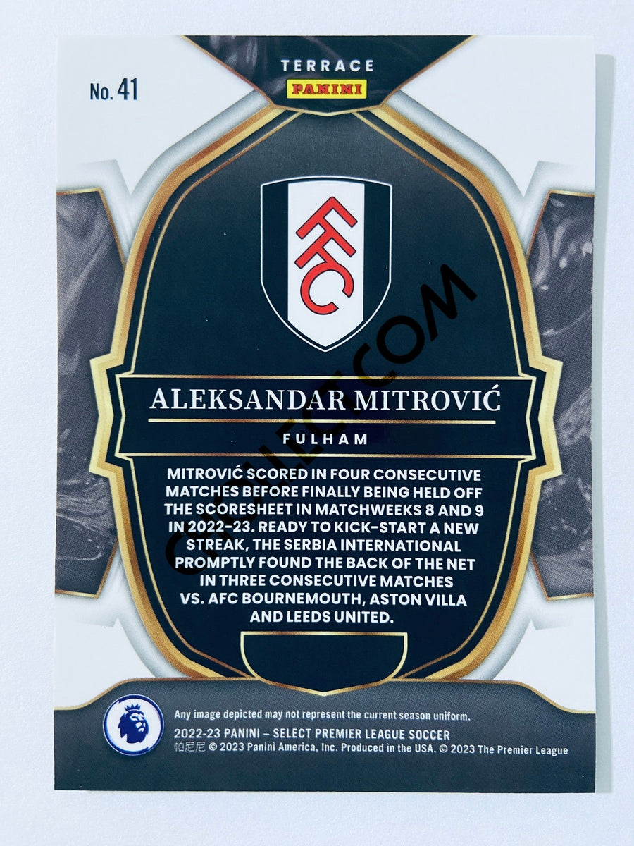 Aleksandar Mitrovic - Fulham 2022-23 Panini Select Premier League Terrace #41