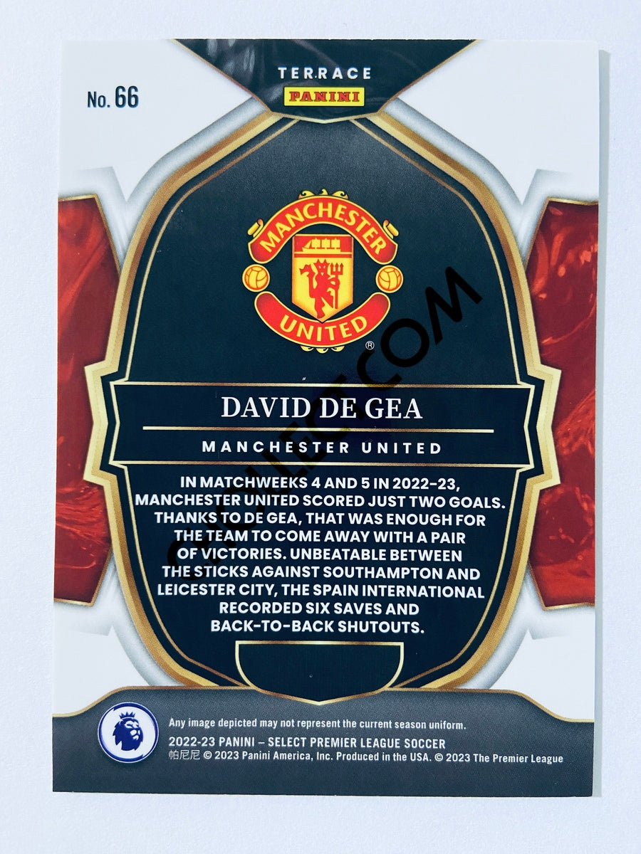 David de Gea - Manchester United 2022-23 Panini Select Premier League Terrace #66
