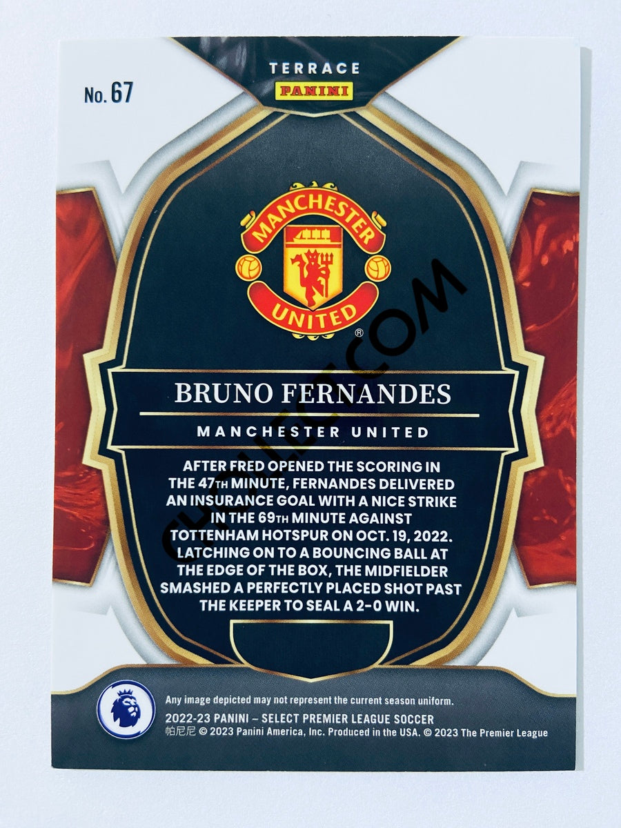 Bruno Fernandes - Manchester United 2022-23 Panini Select Premier League Terrace #67