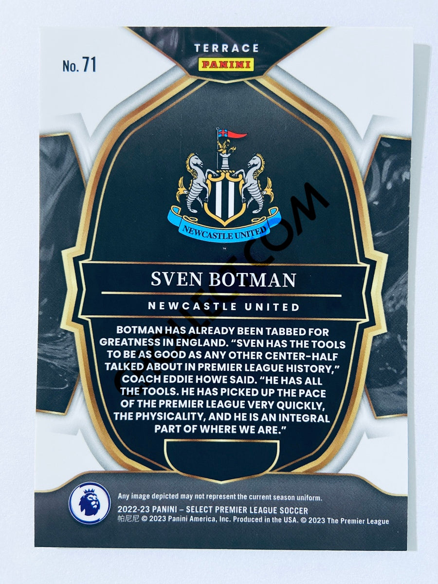 Sven Botman - Newcastle United 2022-23 Panini Select Premier League Terrace #71