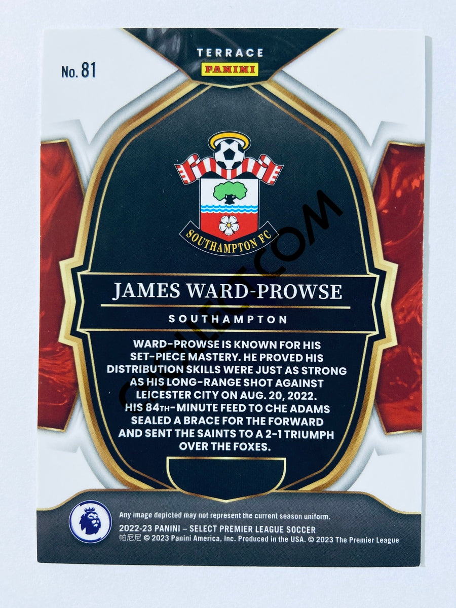 James Ward-Prowse - Southampton 2022-23 Panini Select Premier League Terrace #81