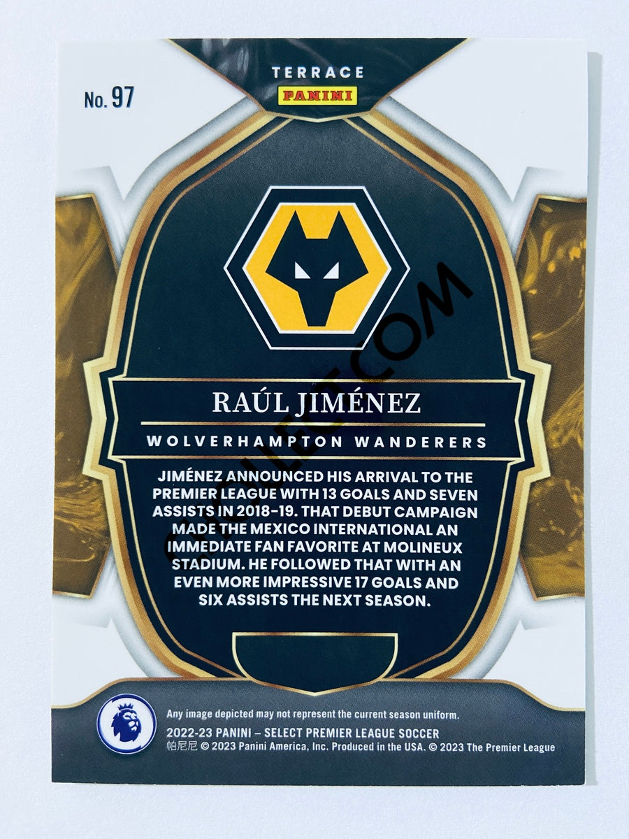 Raul Jimenez - Wolverhampton Wanderers 2022-23 Panini Select Premier League Terrace #97