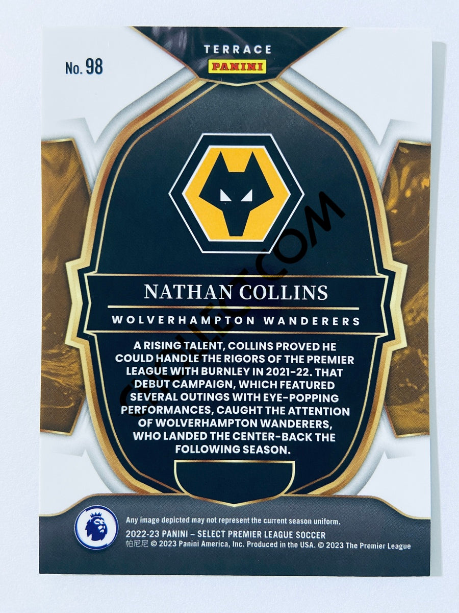 Nathan Collins - Wolverhampton Wanderers 2022-23 Panini Select Premier League Terrace #98