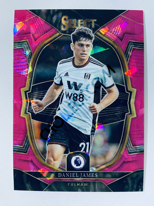 Daniel James - Fulham 2022-23 Panini Select Premier League Terrace Pink Ice Parallel #43