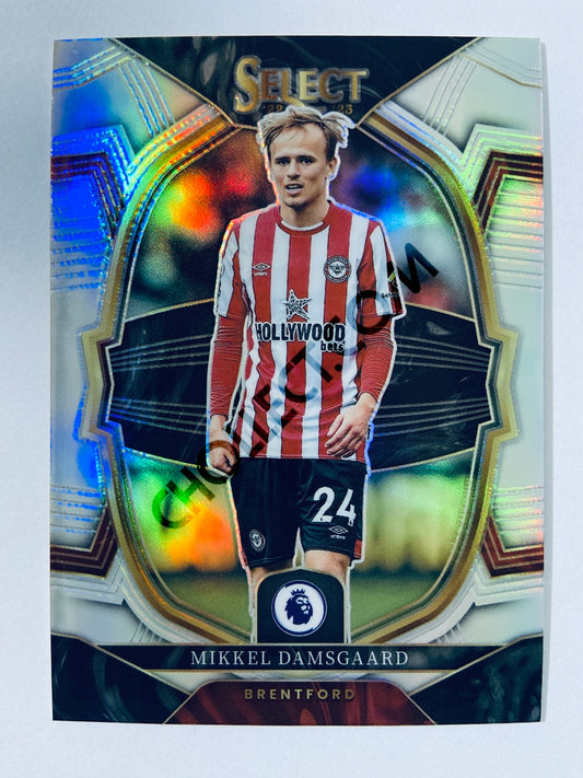 Mikkel Damsgaard - Brentford 2022-23 Panini Select Premier League Terrace Silver Parallel #17