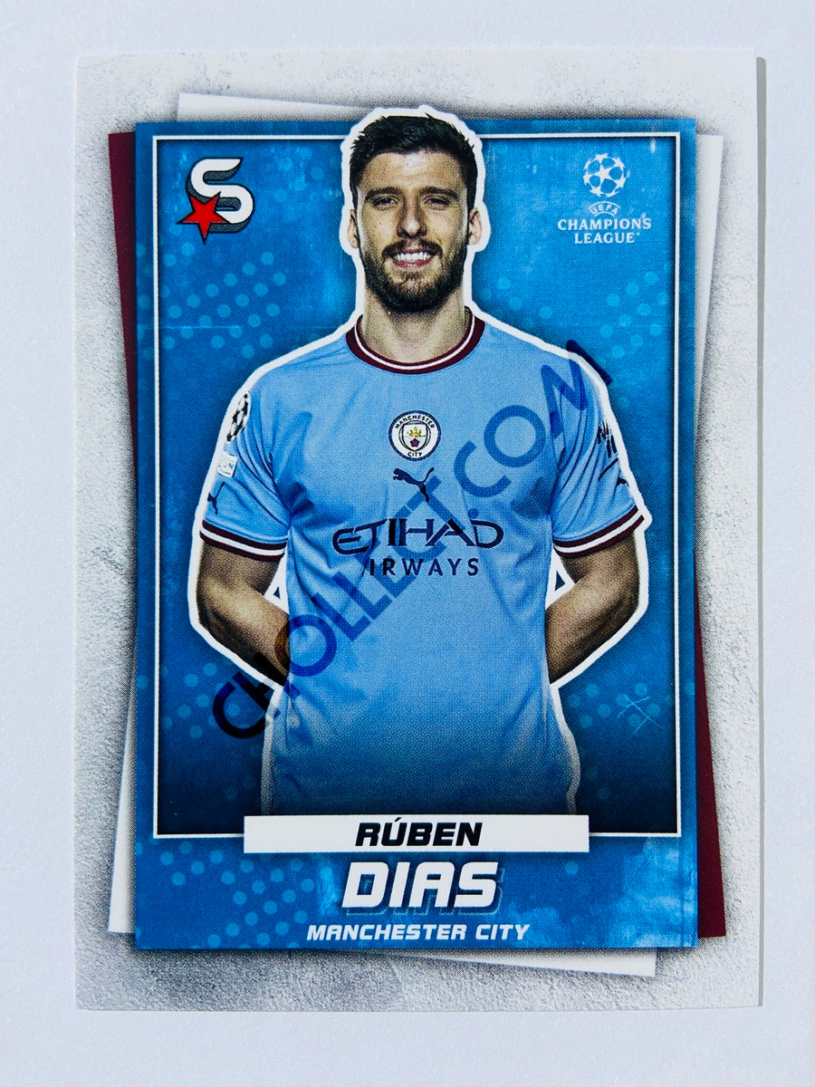 Ruben Dias - Manchester City 2022-23 Topps UEFA Superstars #2