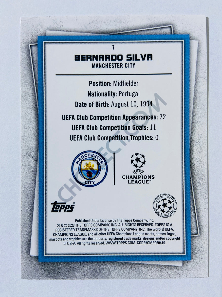 Bernardo Silva - Manchester City 2022-23 Topps UEFA Superstars #7