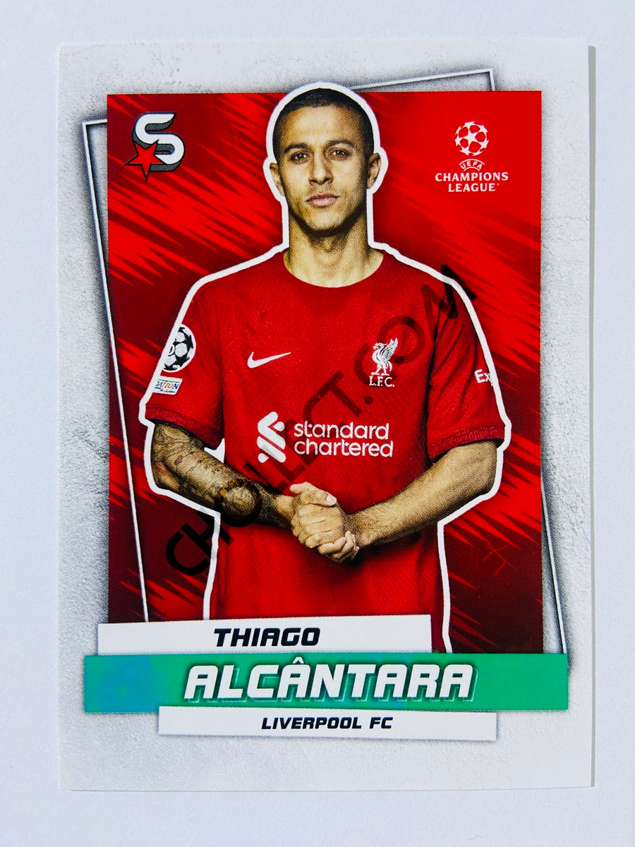 Thiago Alcântara - Liverpool 2022-23 Topps UEFA Superstars #14