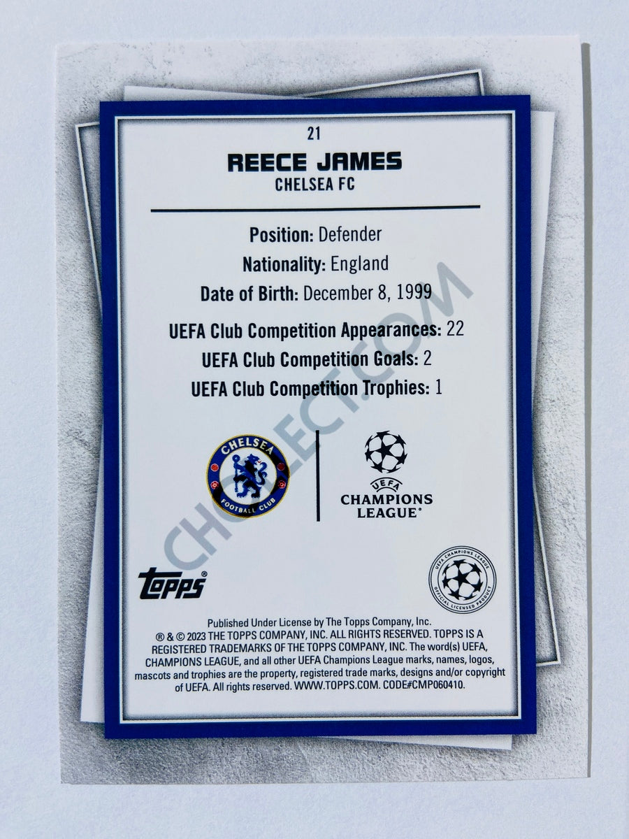 Reece James - Chelsea 2022-23 Topps UEFA Superstars #21