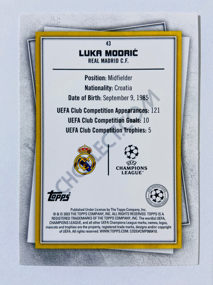 Luka Modrić - Real Madrid CF 2022-23 Topps UEFA Superstars #43