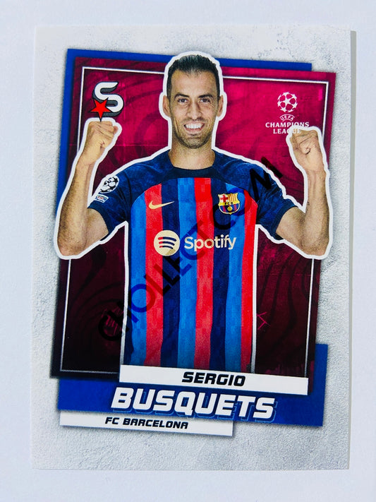 Sergio Busquets - FC Barcelona 2022-23 Topps UEFA Superstars #48