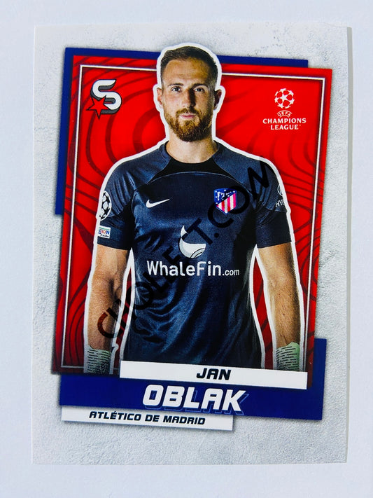 Jan Oblak - Atlético de Madrid 2022-23 Topps UEFA Superstars #57