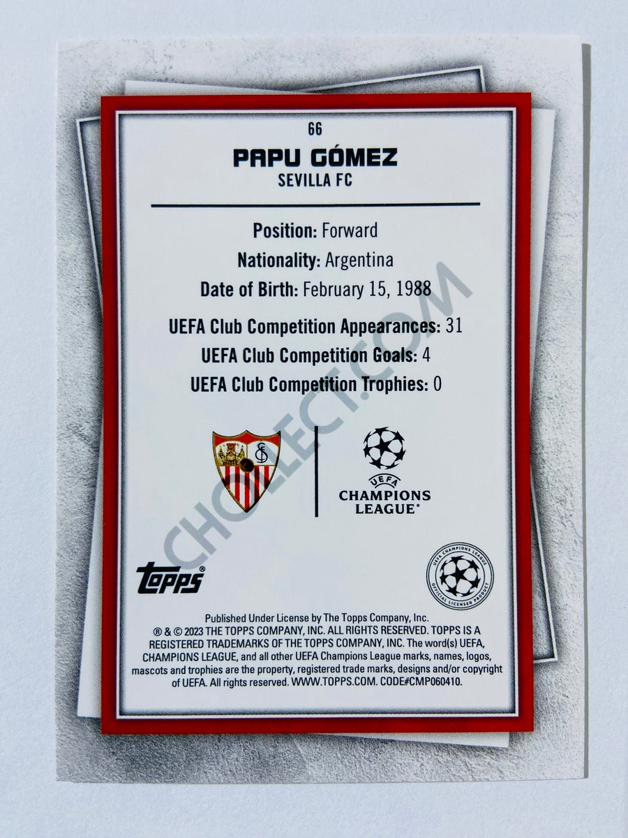 Papu Gomez - Sevilla FC 2022-23 Topps UEFA Superstars #66