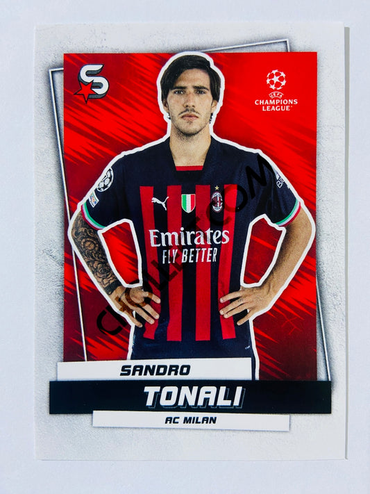 Sandro Tonali - AC Milan 2022-23 Topps UEFA Superstars #71